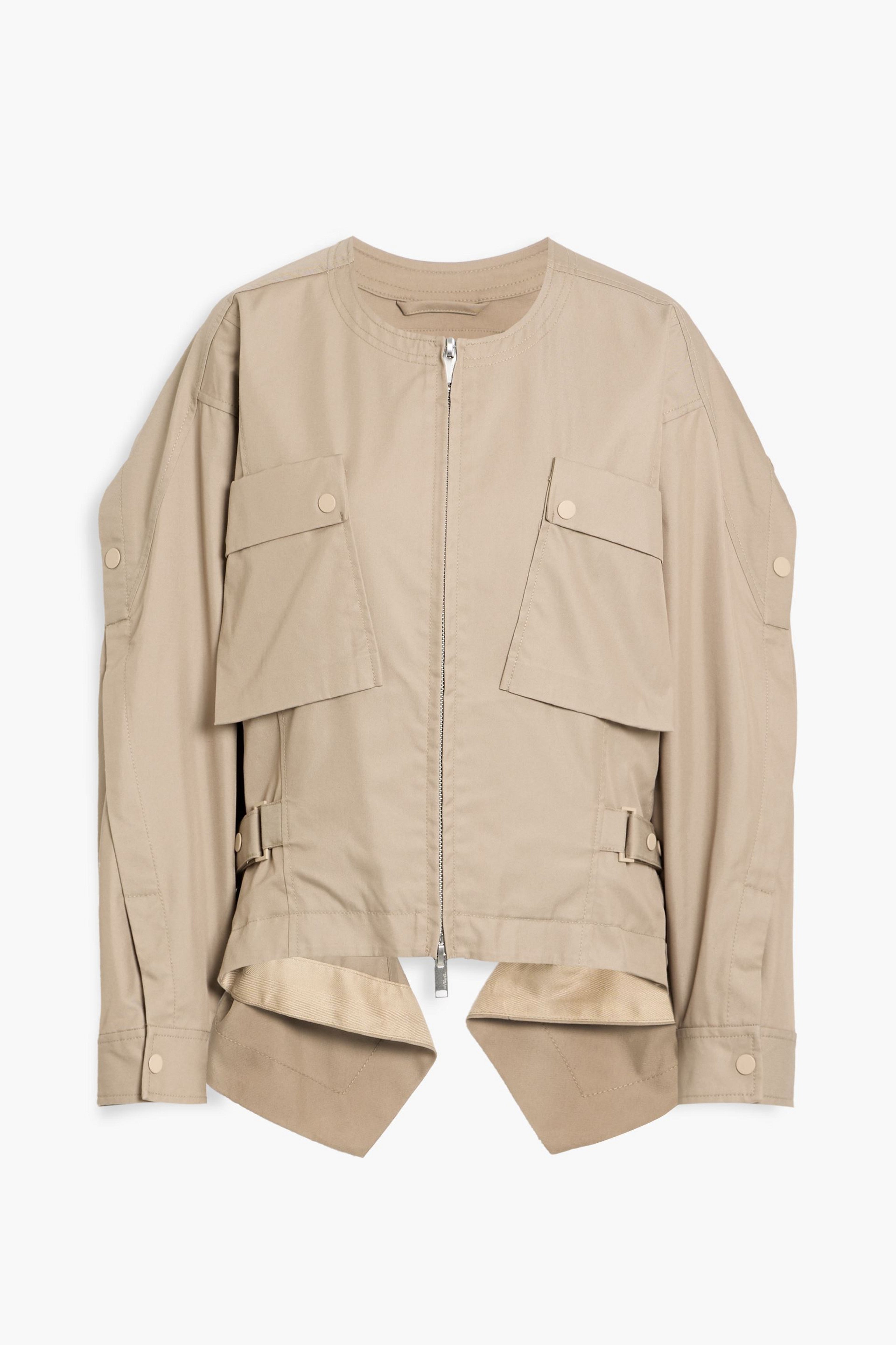 3.1 PHILLIP LIM 스냅 디테일 코튼 혼합 트윌 자켓