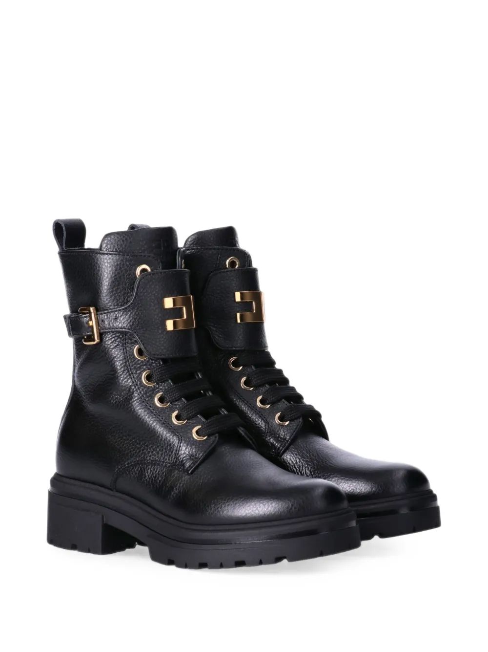 ELISABETTA FRANCHI 레이스업 앵클부츠