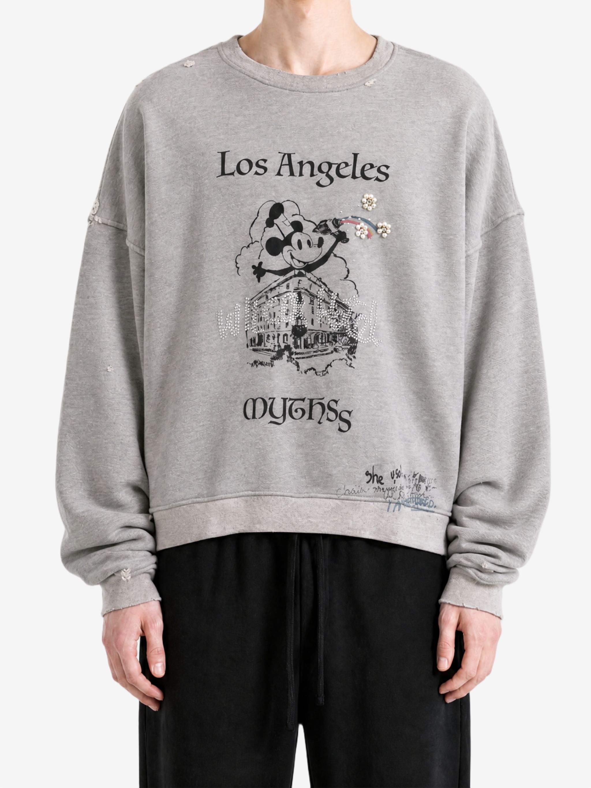 Paly Hollywood 유니섹스 미스 크루넥