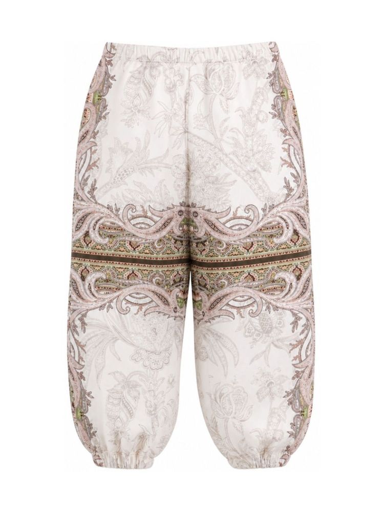 ETRO KIDS 페이즐리 프린트 바지
