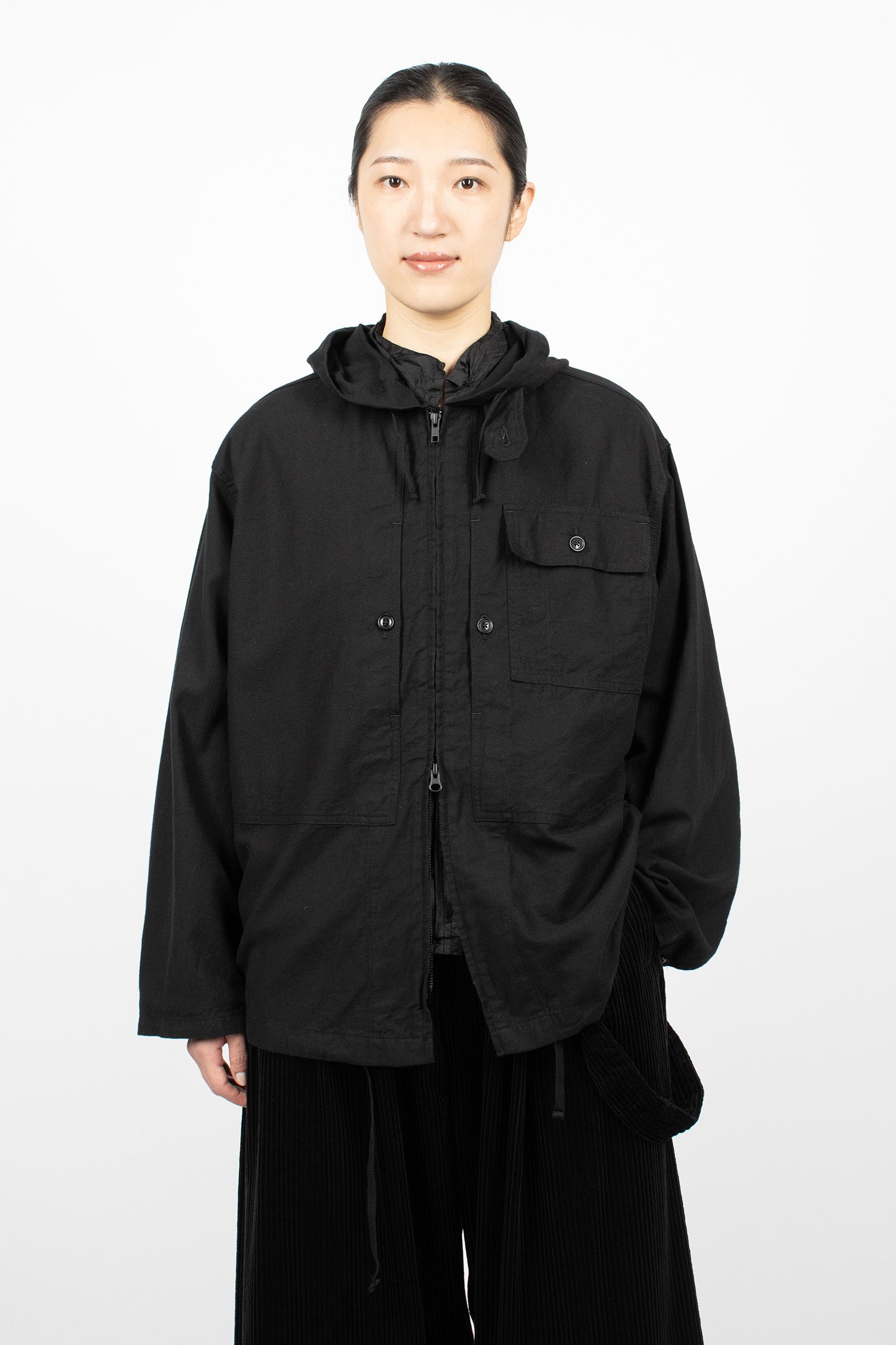 Engineered Garments 집업 후드 셔츠