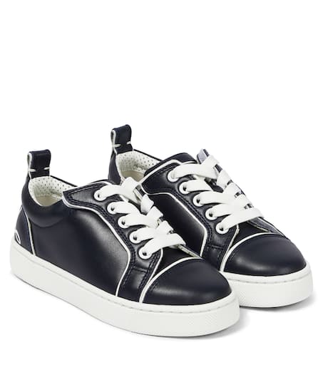 Christian Louboutin Kids Funnyto 레더 스니커즈