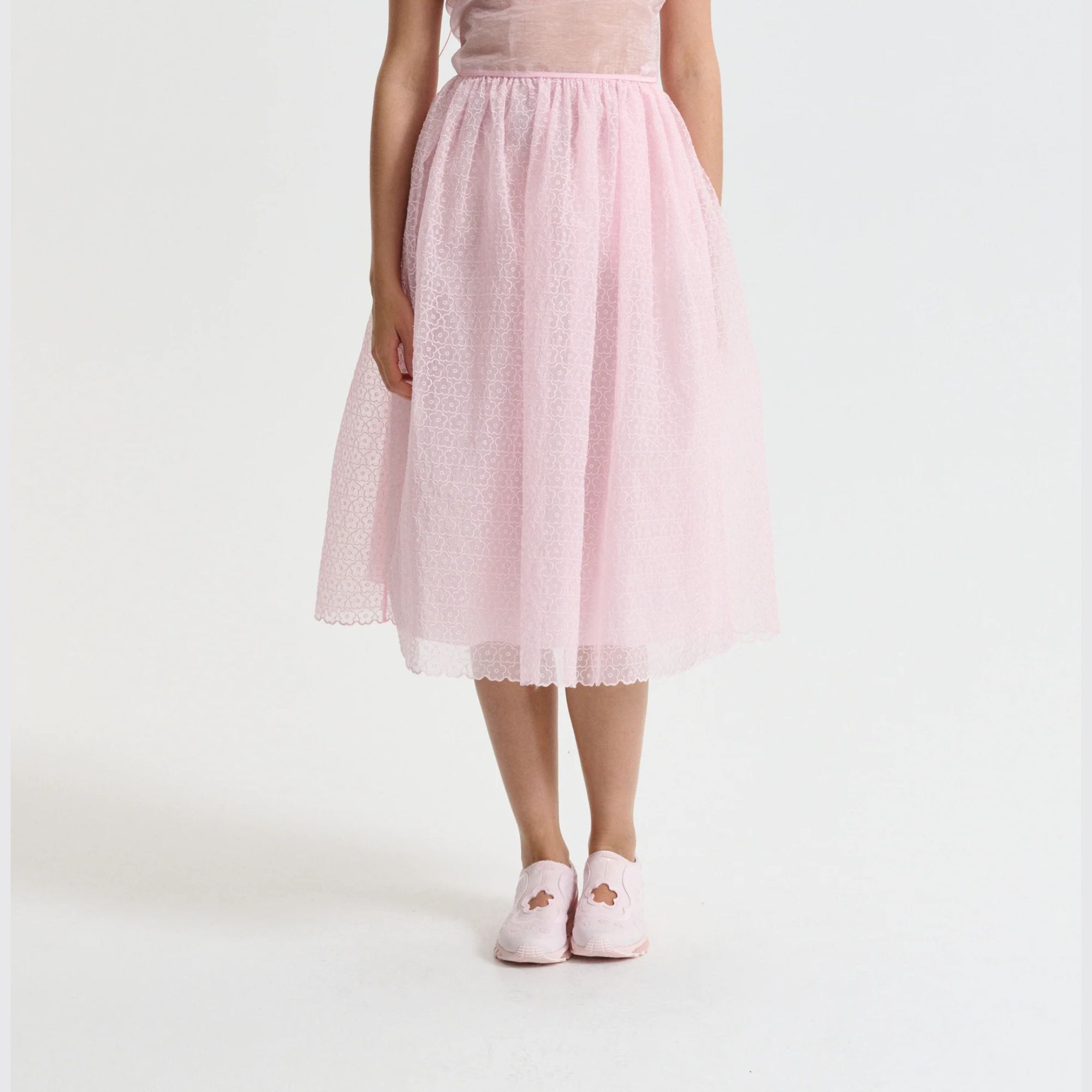 Cecilie bahnsen 발라 풍화자수롱치마