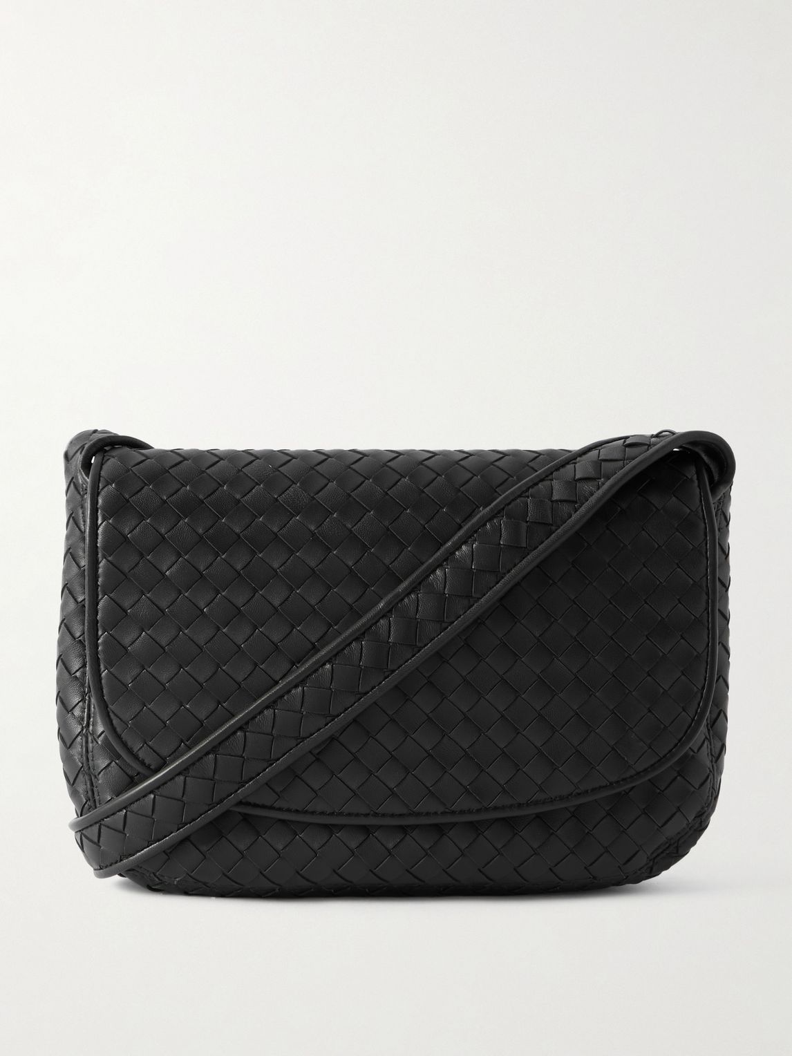 BOTTEGA VENETA 인트레치아토 가죽 메신저 백