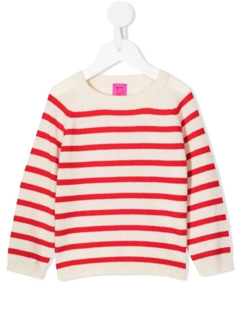 Cashmere in Love Kids 메이지 스트라이프 캐시미어 점퍼