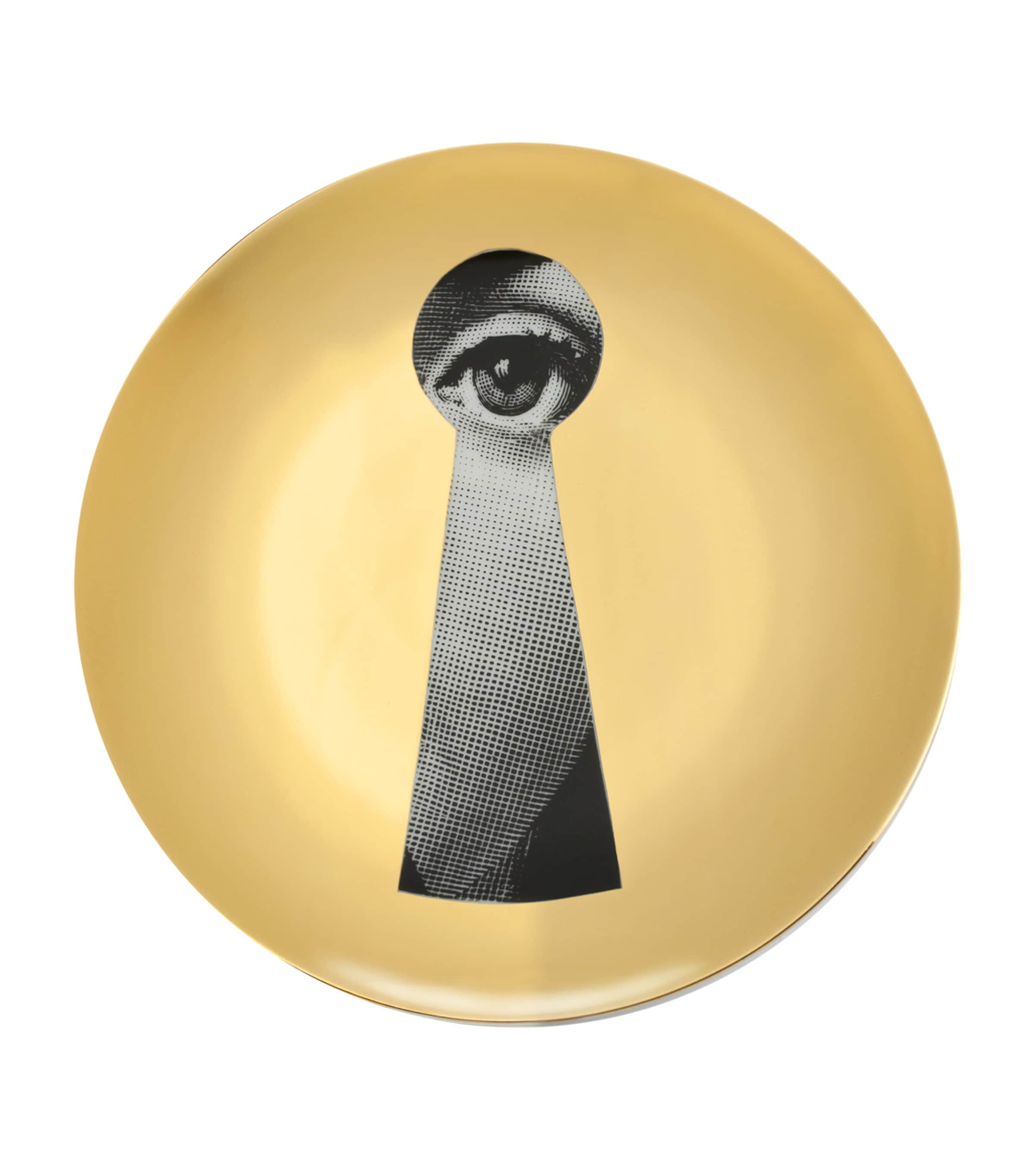 Fornasetti 테마 에 바리아지오니 No. 14 월 플레이트 26cm
