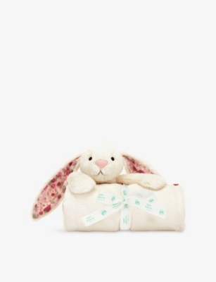 Jellycat 블로섬 바니 베리 퍼 담요