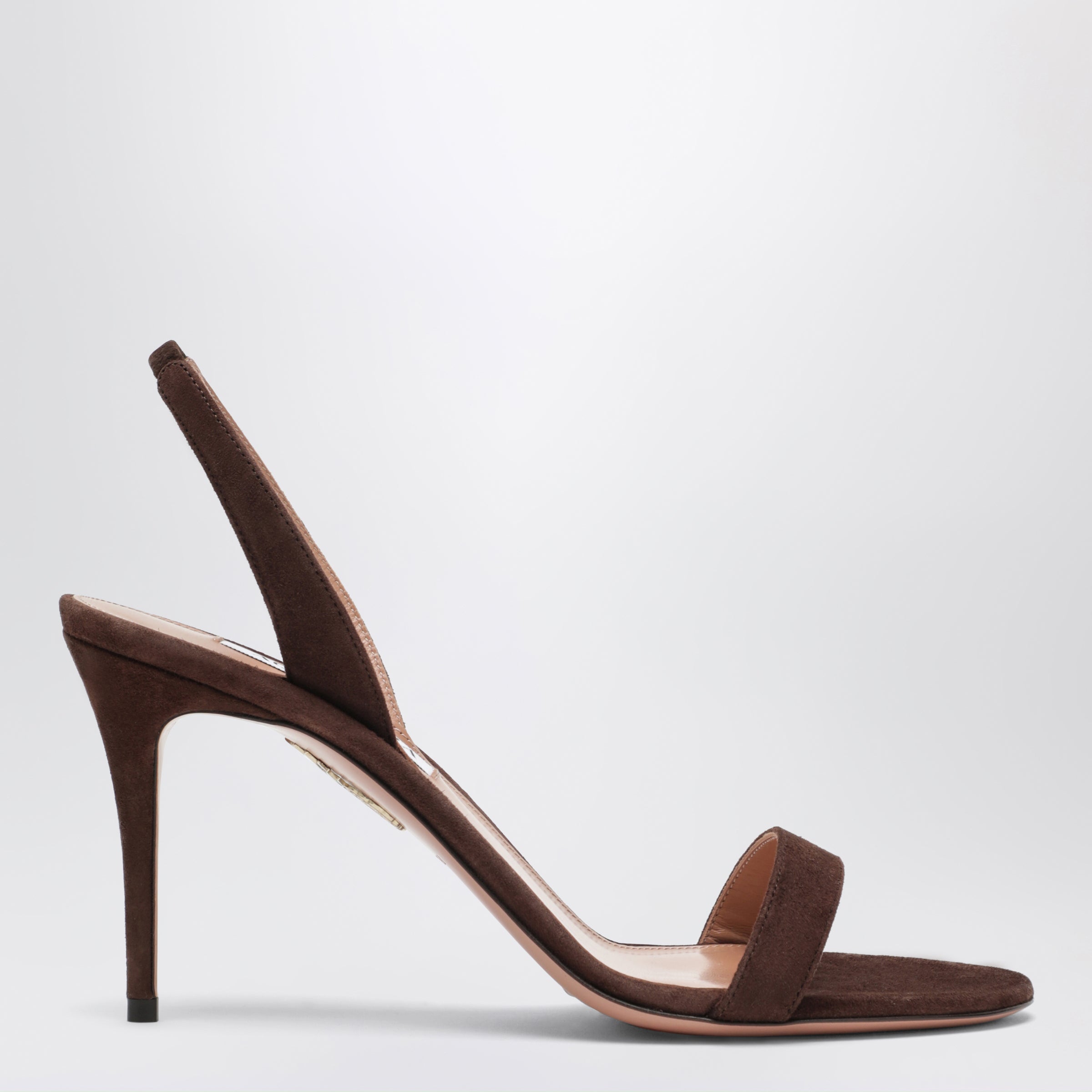AQUAZZURA 아쿠아주라 소 누드 미드 힐 샌들