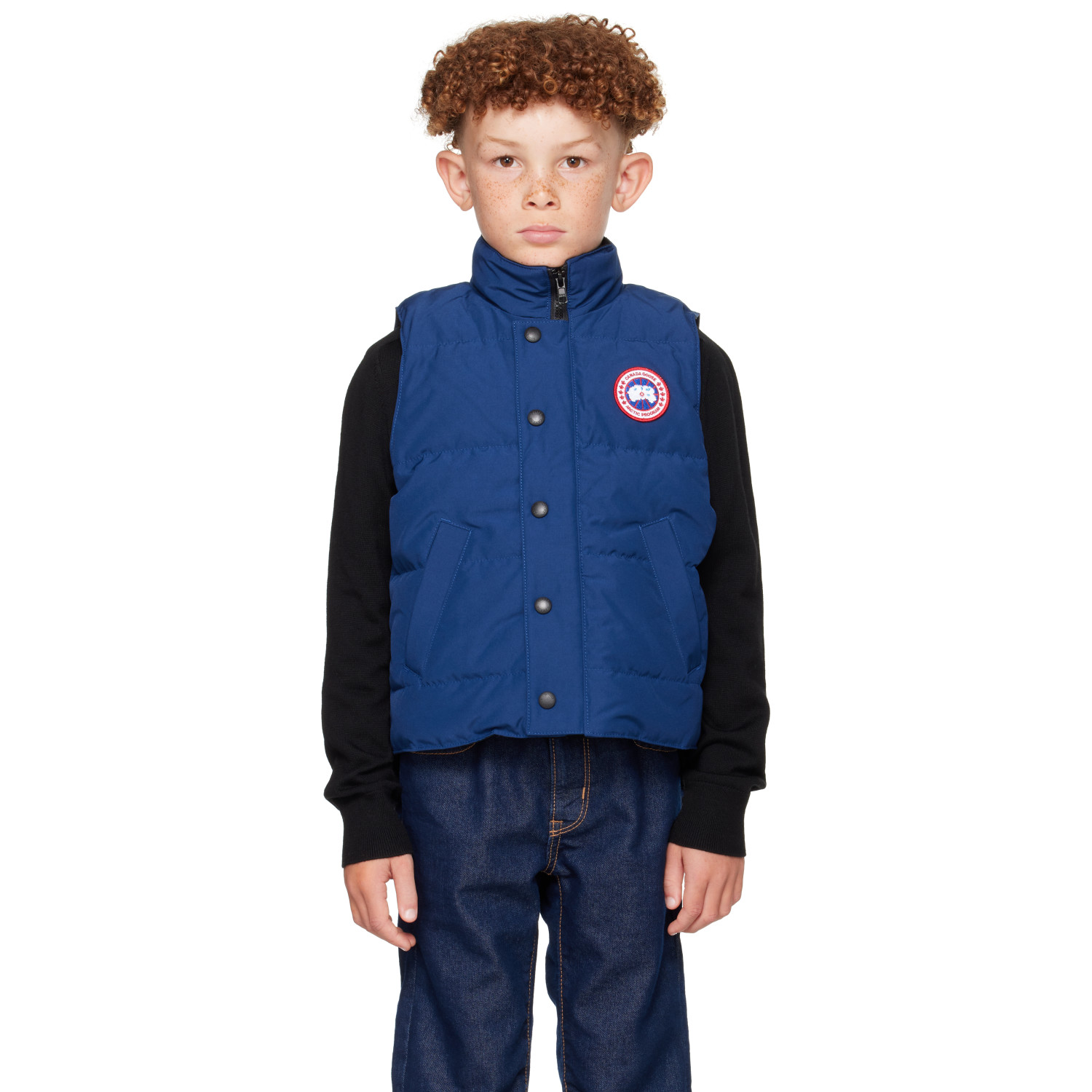 Canada Goose Kids 빅 키즈 바니에 다운 베스트