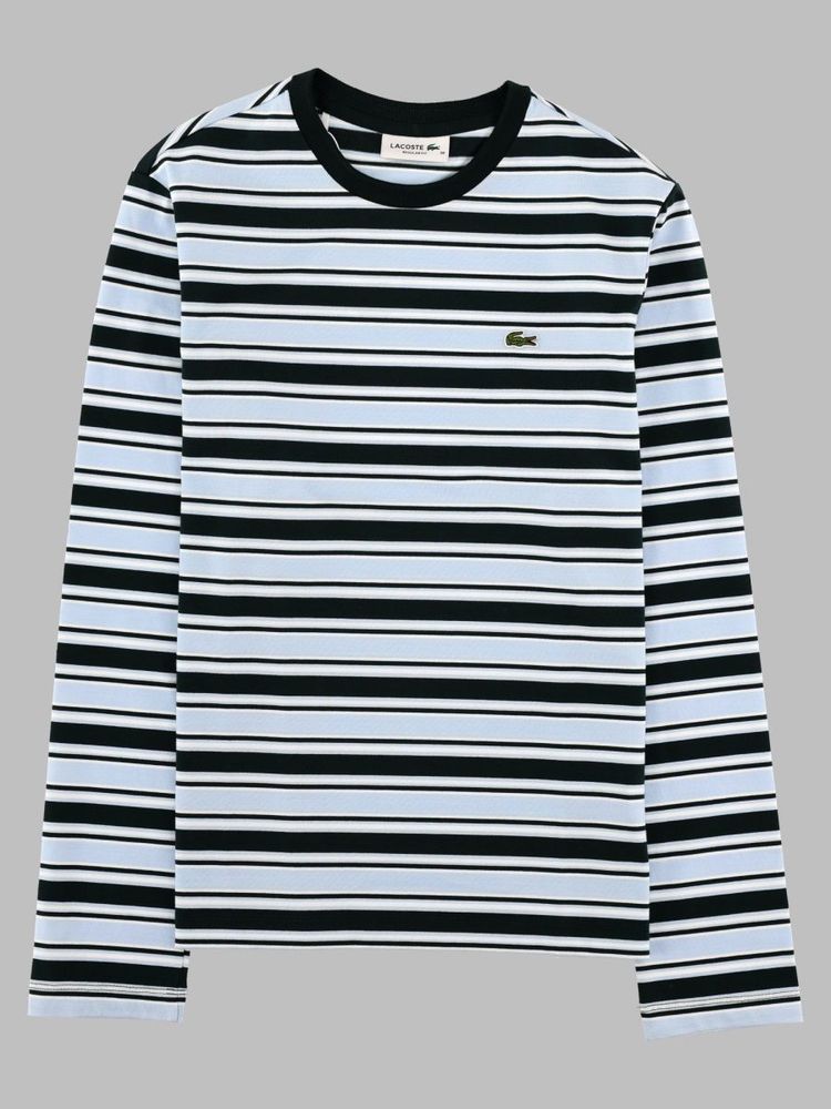Lacoste 스트라이프 롱슬리브 티셔츠