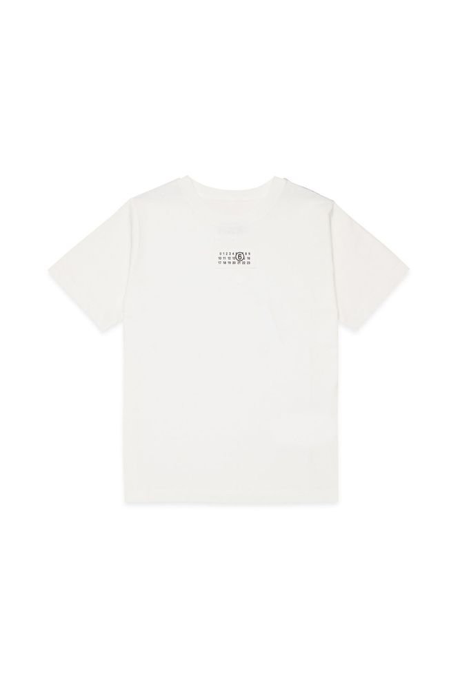 MM6 Maison Margiela Kids 로고 패치 티셔츠