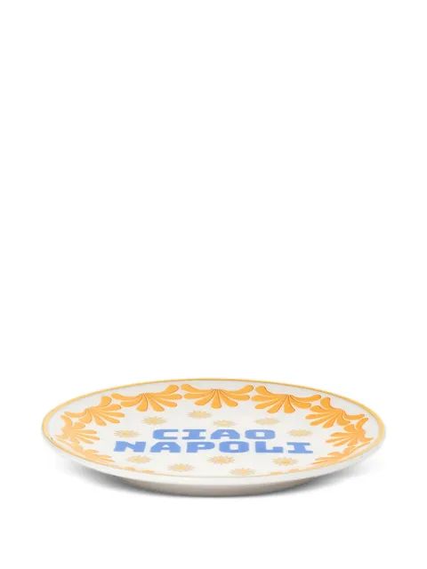 Bitossi 치아오 나폴리 프린트 플레이트