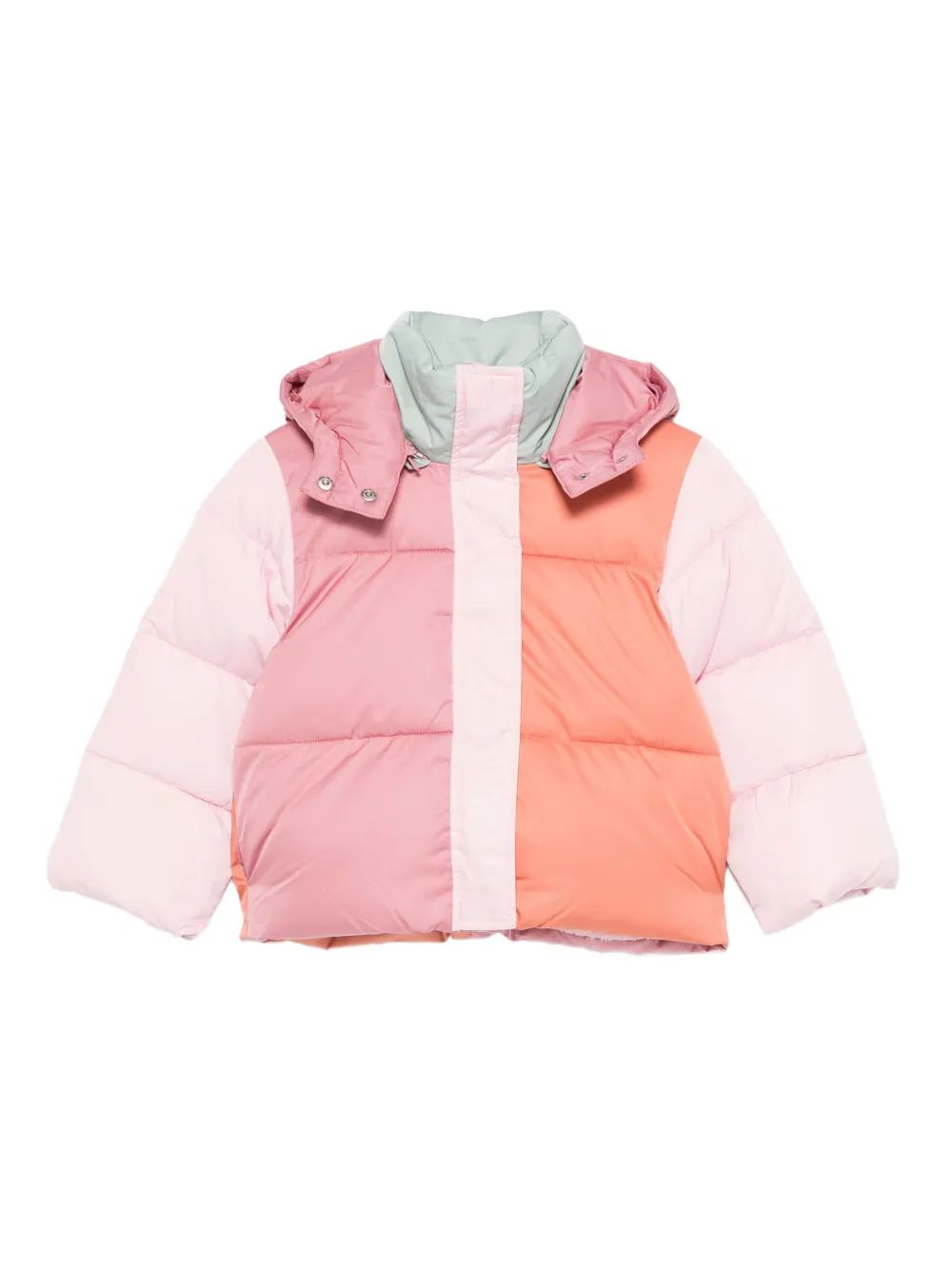 Stella McCartney Kids 후드 퍼프 자켓