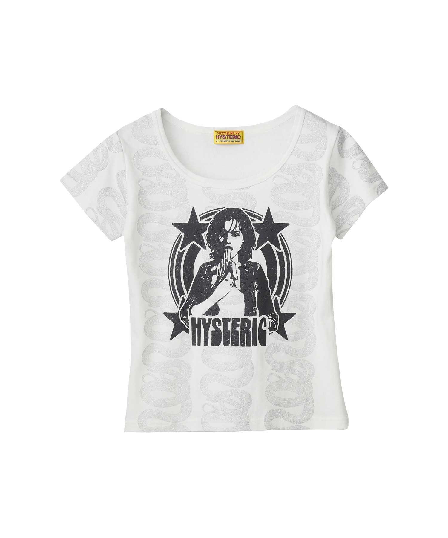HYSTERIC GLAMOUR 바나나 걸 치히 티셔츠