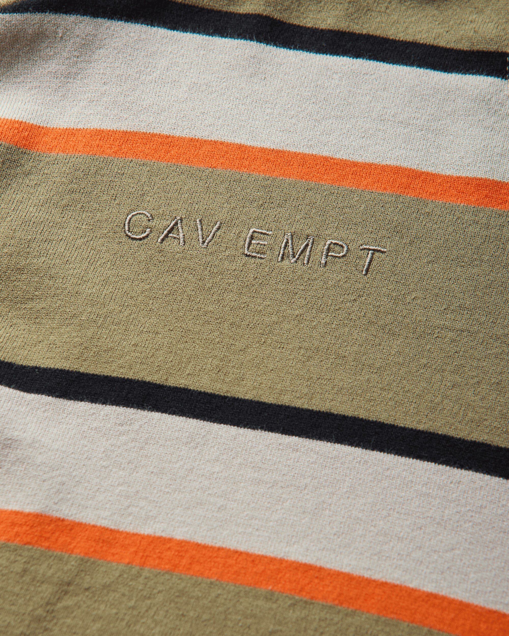 CAV EMPT 남성 스트라이프 롱슬리브 티셔츠