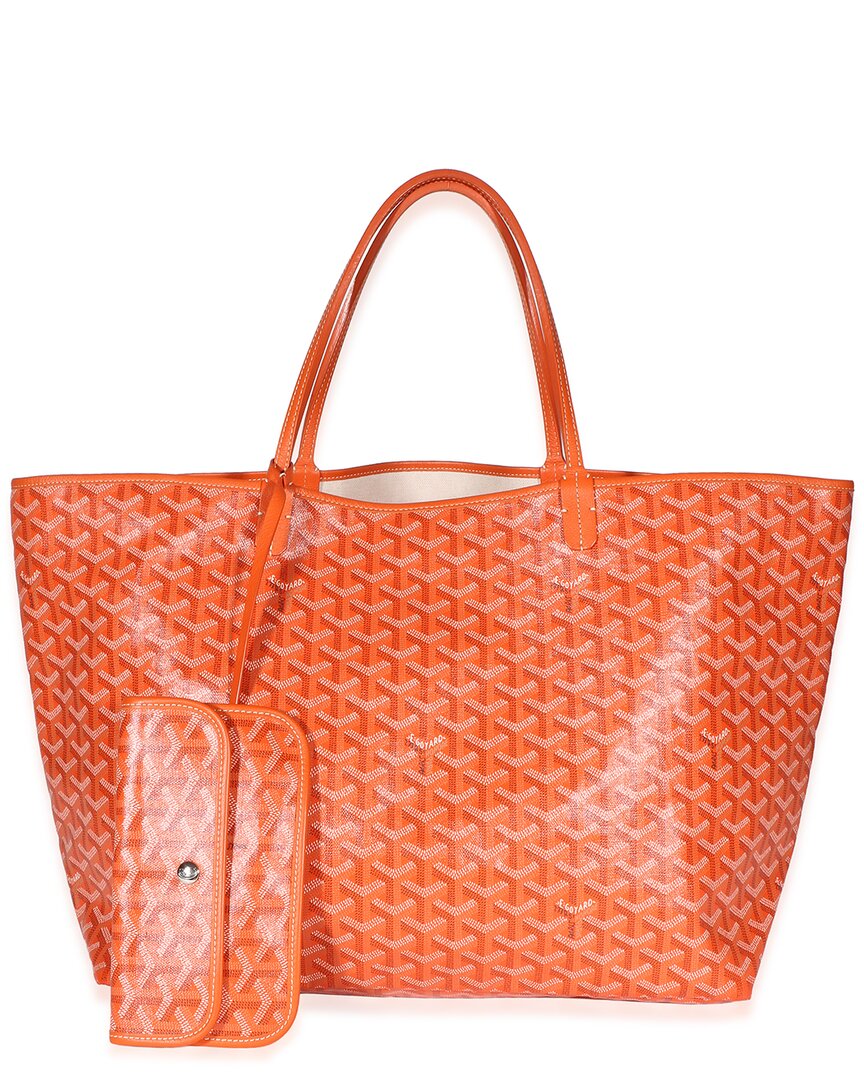 GOYARD 오렌지 이네 캔버스 생 루이 GM