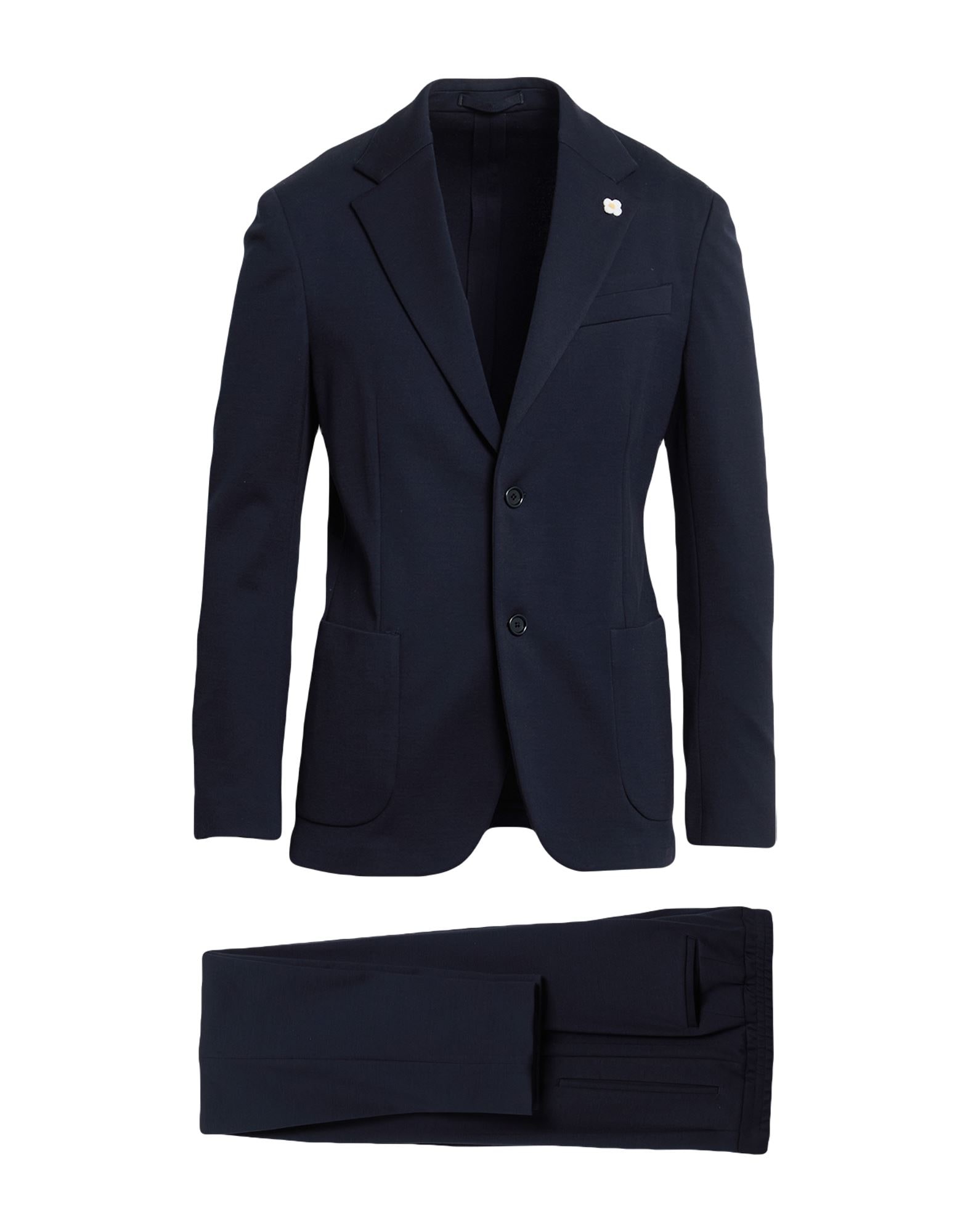 Lardini 솔리드 컬러 수트