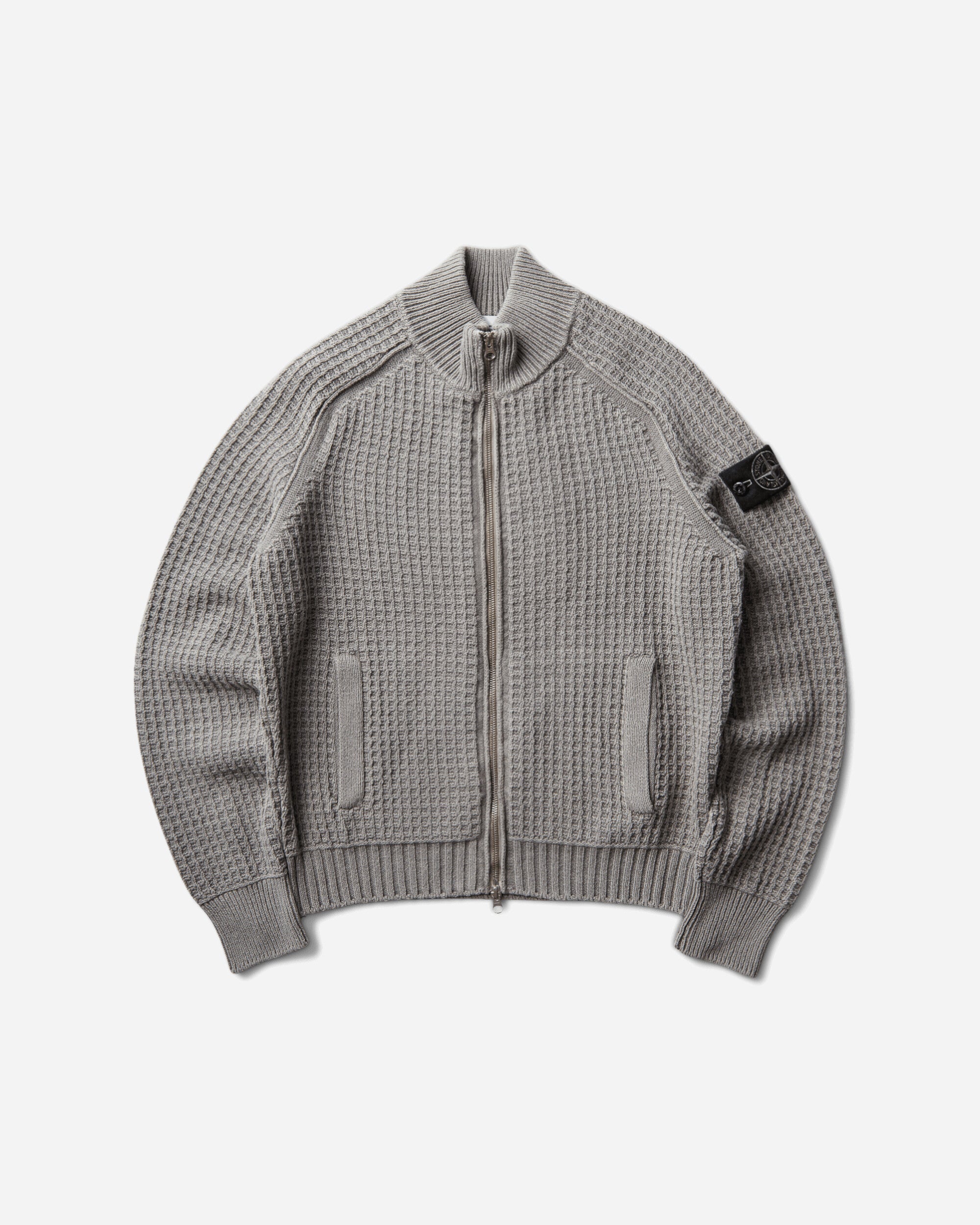 STONE ISLAND 남성 미네랄 염색 집업 가디건