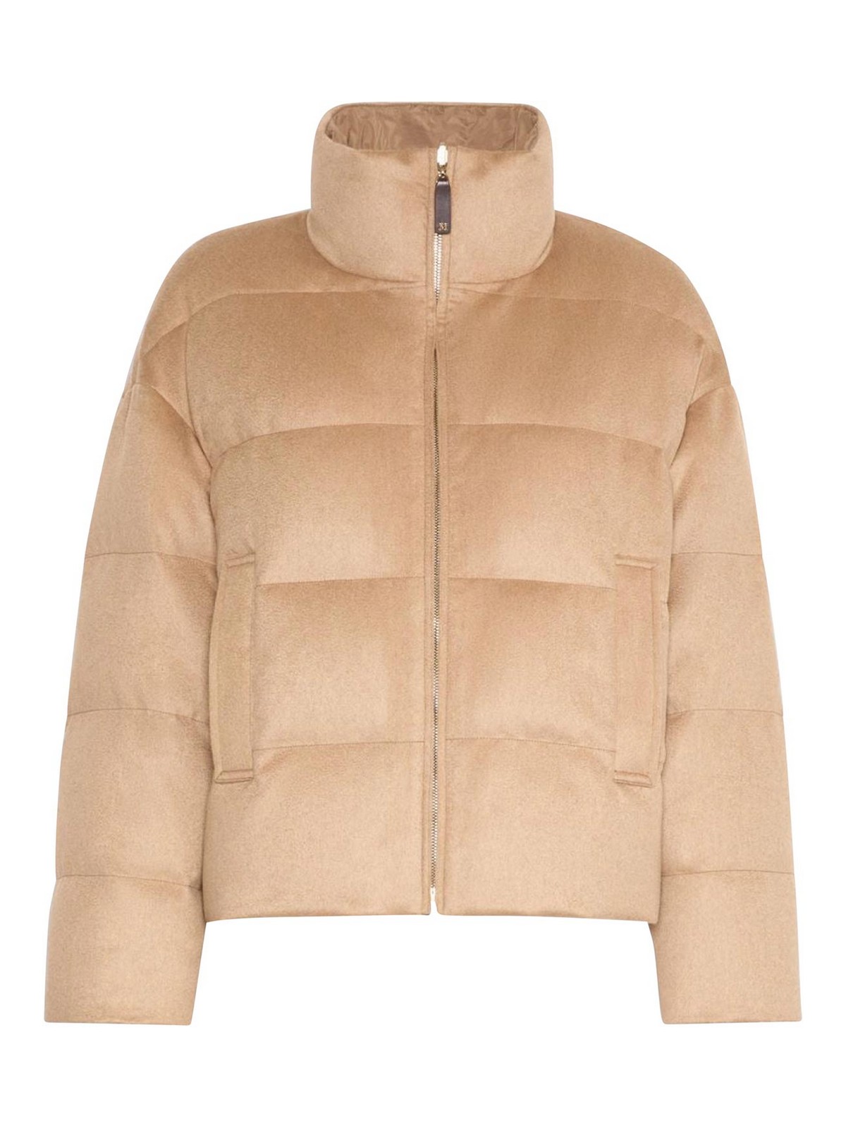MAXMARA 더 큐브 모라 다운 자켓 모라 카멜
