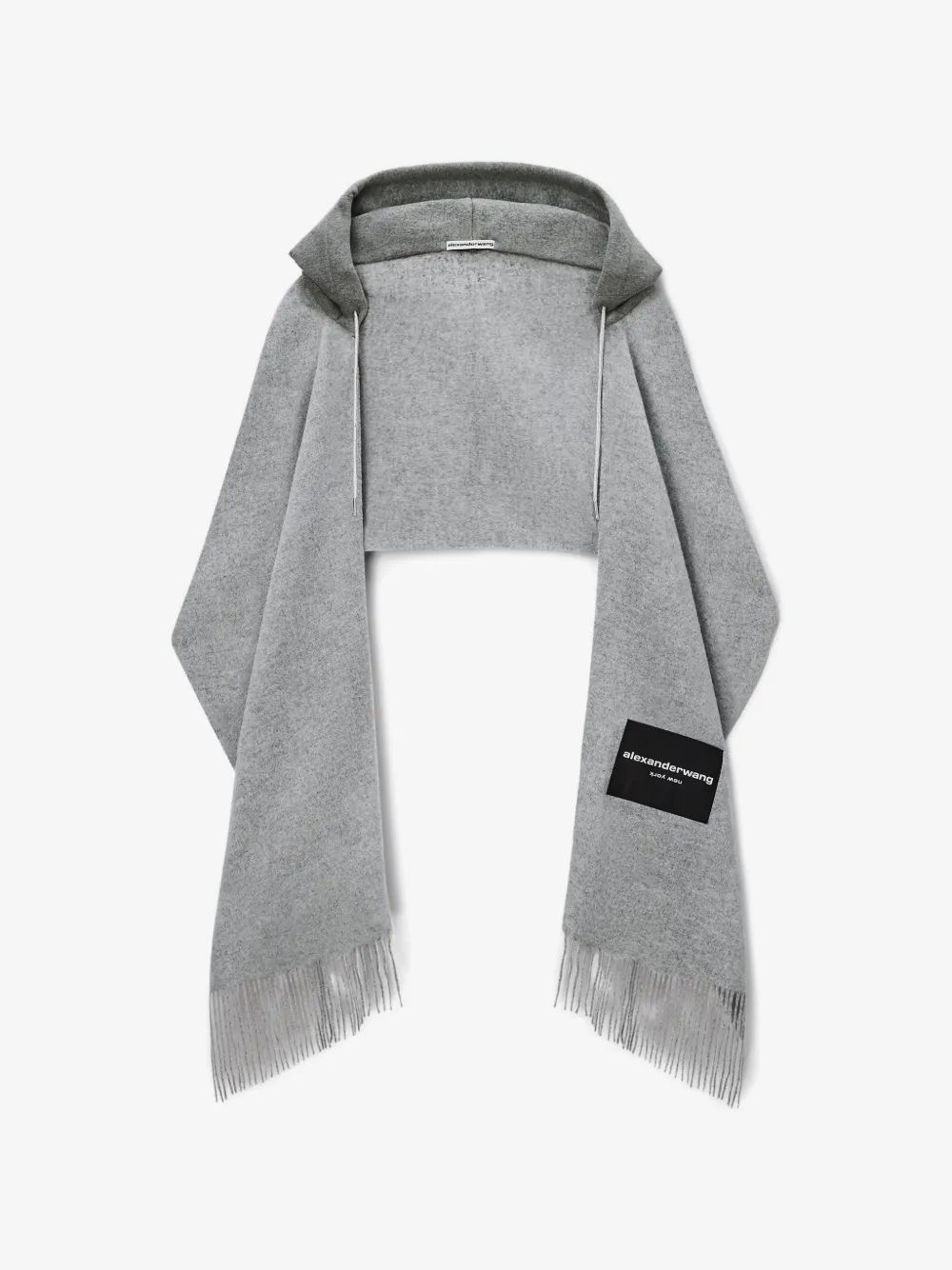 ALEXANDER WANG 크리스탈 핫픽스 드로우코드 후드티