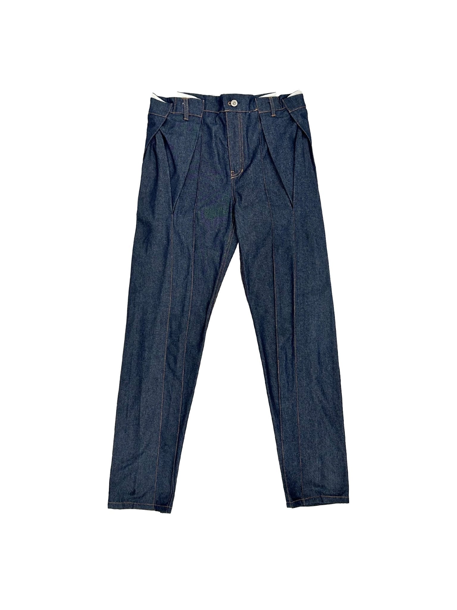 JUNTAE KIM 가더 벨트 바지 SS25 BLUE