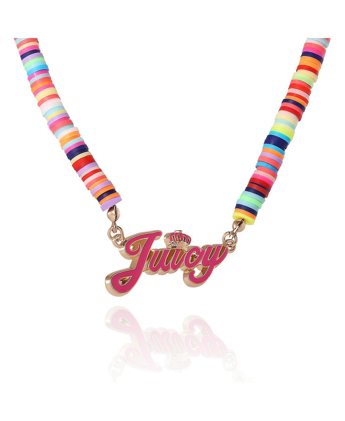 Juicy Couture Kids 15 2인치 컨페티 비드 목걸이