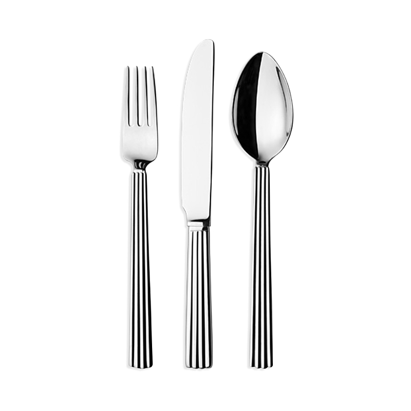 Georg Jensen 베르나도트 3피스 아동 식기 세트