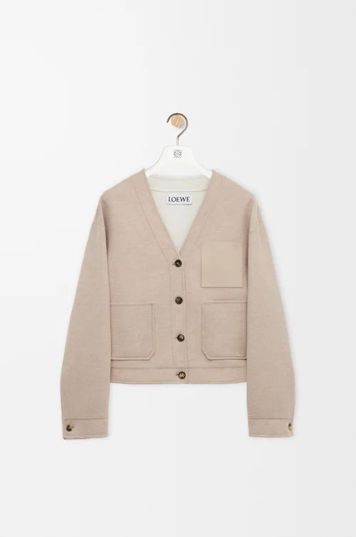 LOEWE 울 캐시미어 가디건
