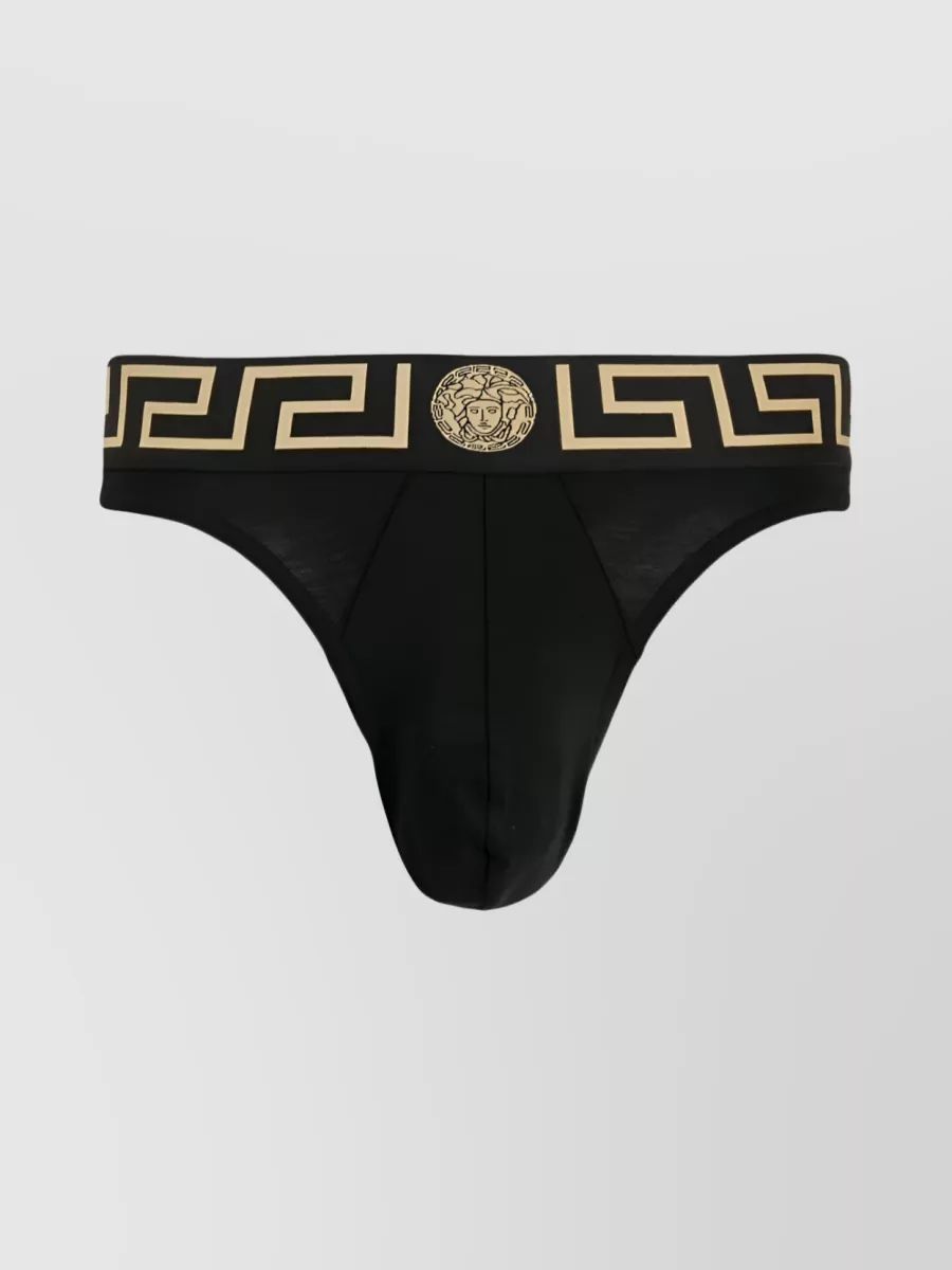 VERSACE 그레카 오가닉 코튼 혼합 브리프