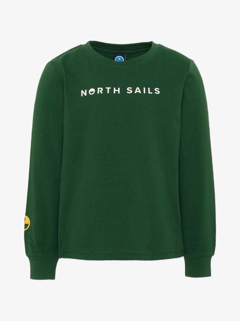North Sails Kids 로고 프린트 긴팔 티셔츠