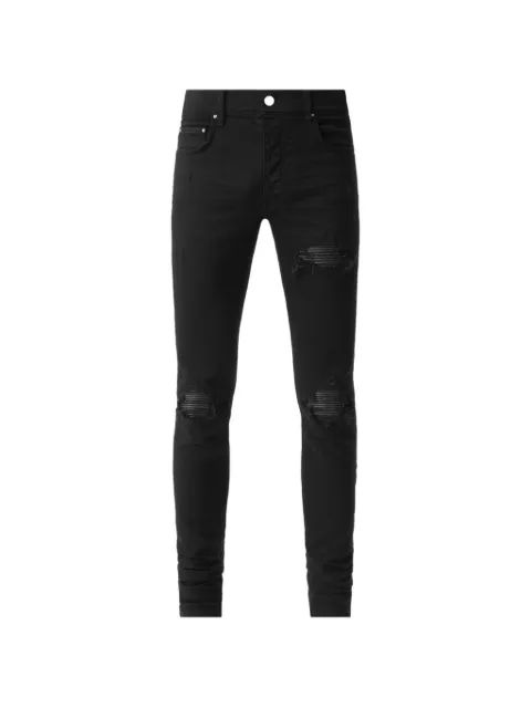 Amiri MX1 디스트레스드 스키니 진