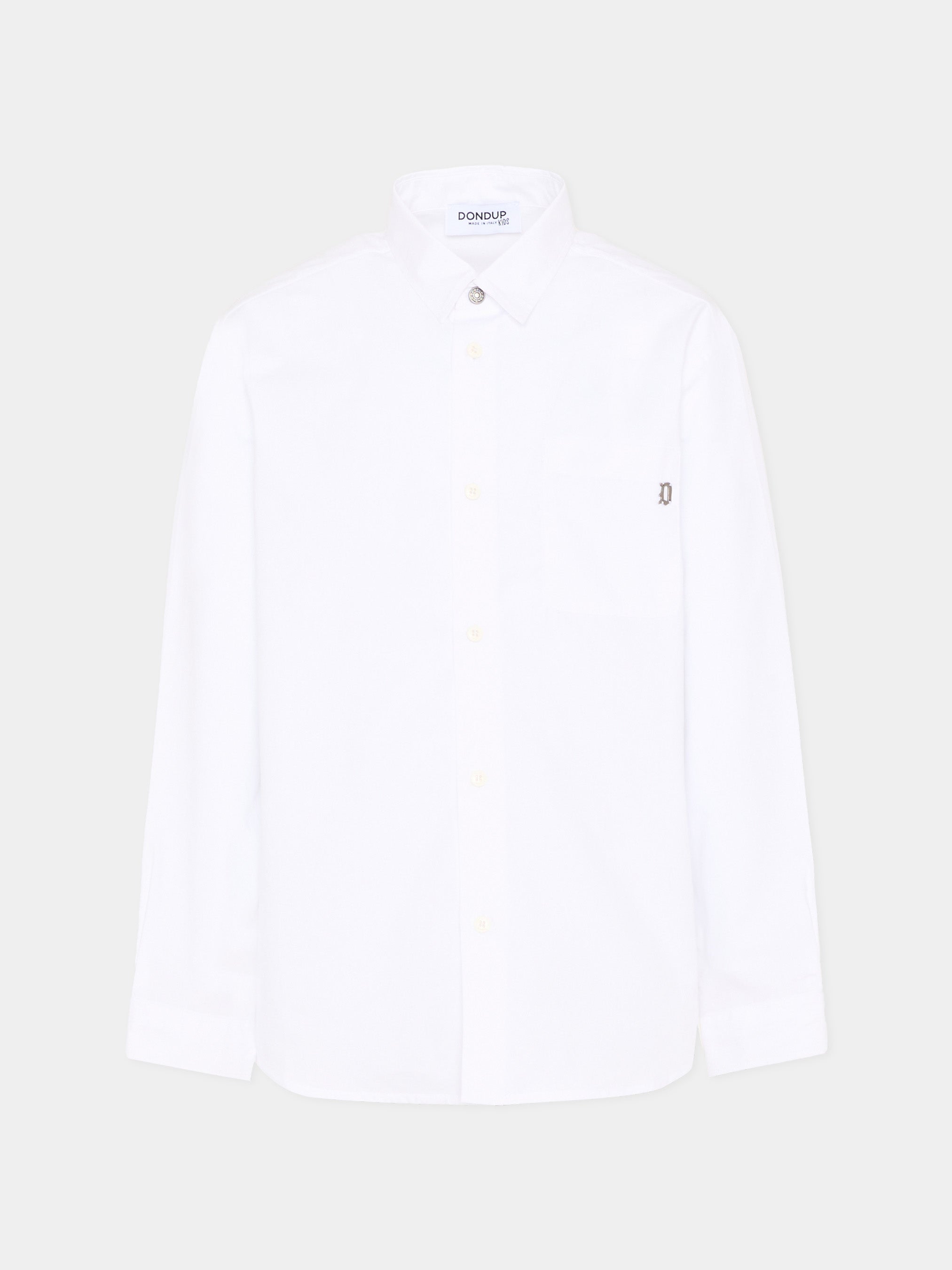 DONDUP KIDS 아이보리 티셔츠 남아 맥시 러플