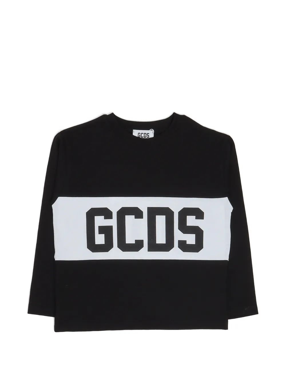 Gcds Kids 로고 프린트 긴팔 티셔츠