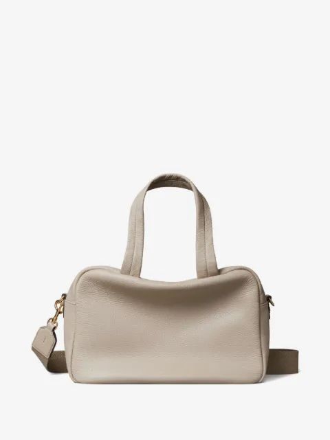 TORY BURCH 지퍼 가죽 토트백