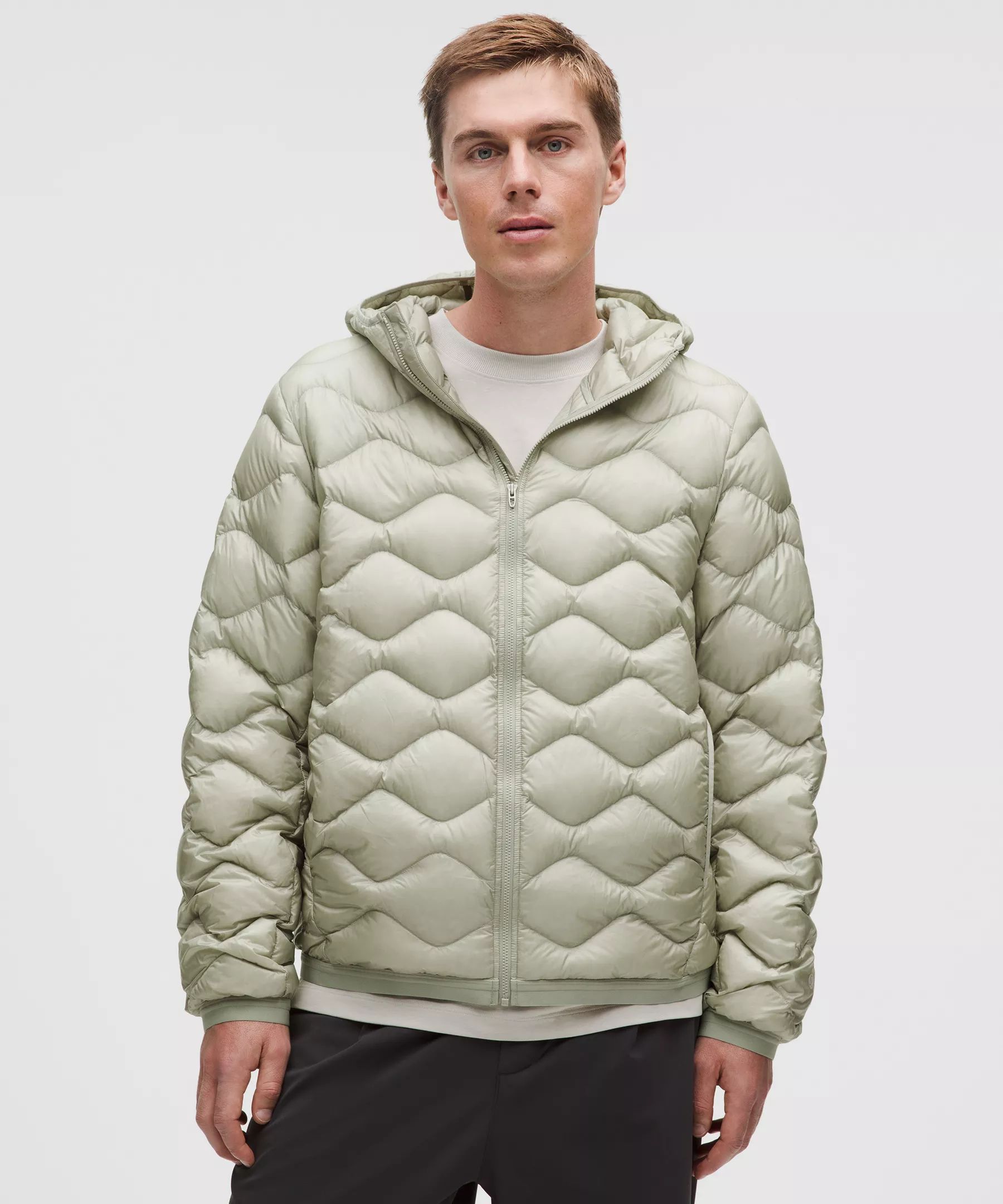 lululemon 페더웨이트 900 다운 필 퀼티드 후드 자켓