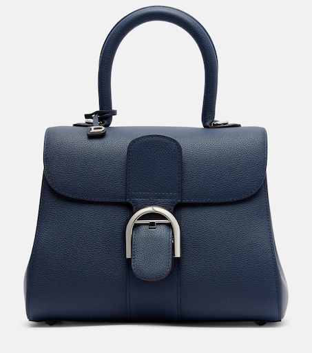 Delvaux 브릴리언트 PM 레더 탑 핸들 백