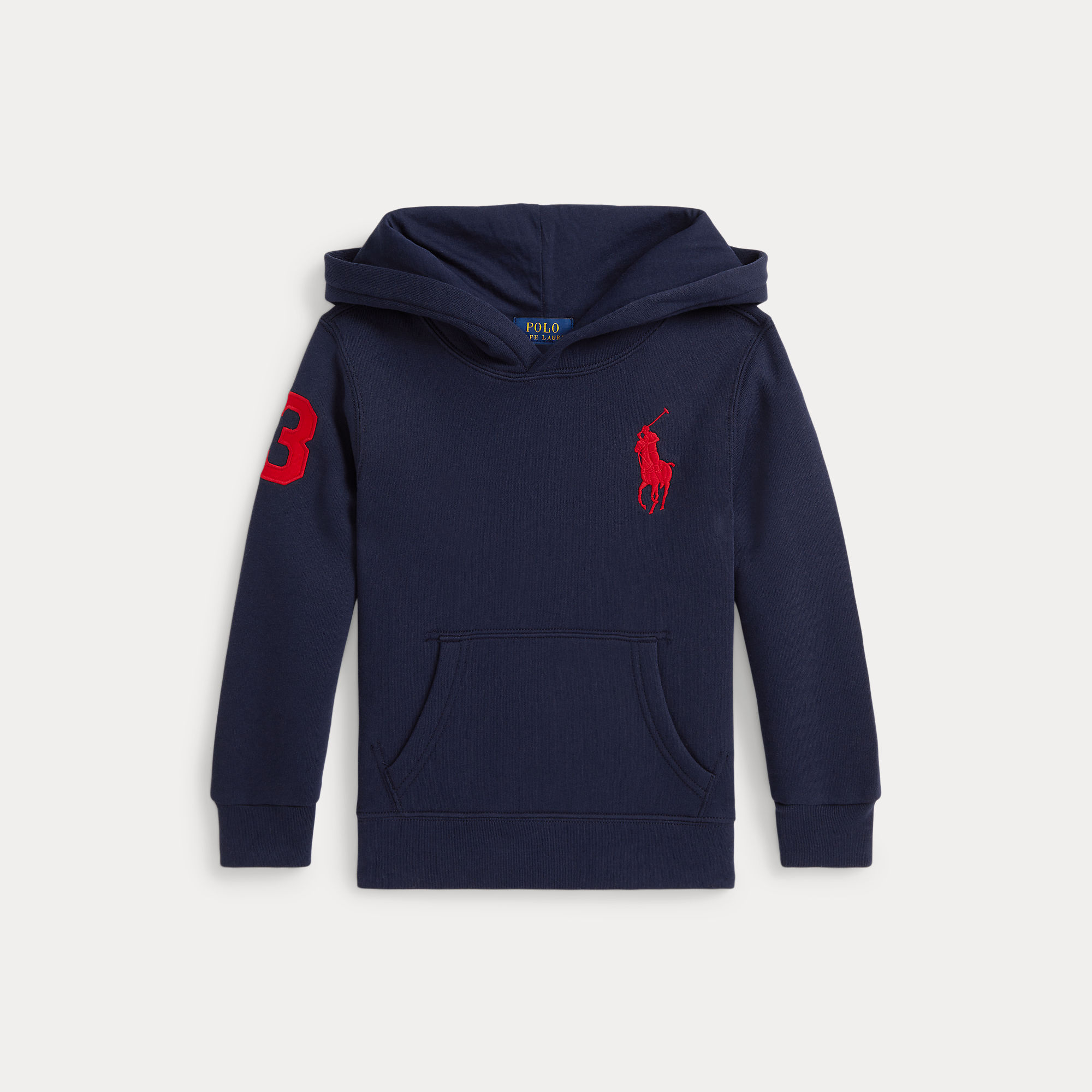 Ralph Lauren Kids 플리스 후디 네이비
