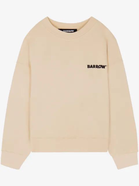 BARROW 로고 자수 스웨트셔츠
