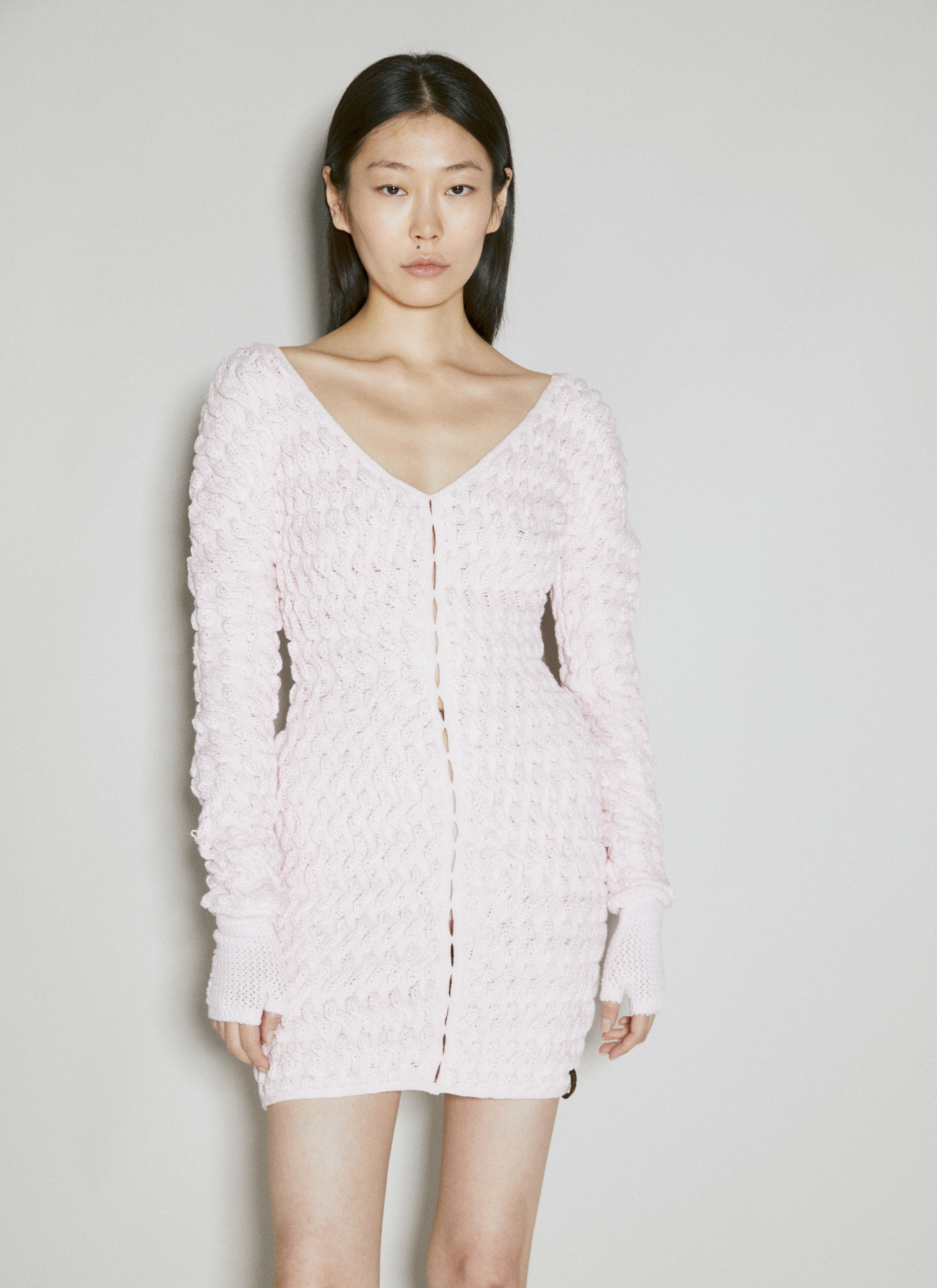 ISA BOULDER Cut-Out Cereal Mini Dress