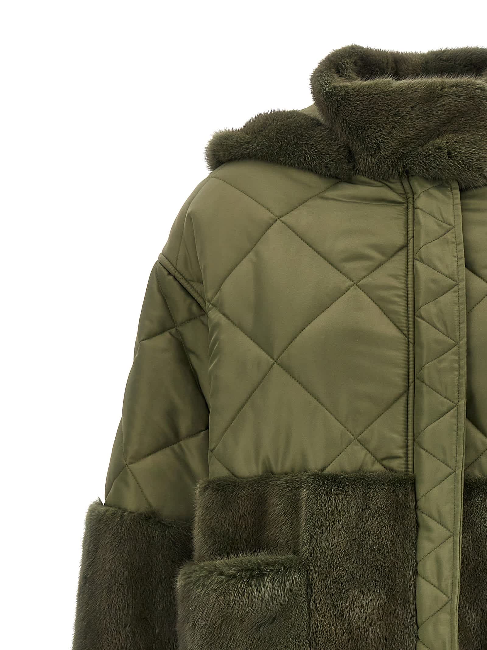 BLANCHA 폴리에스터 여성 코트