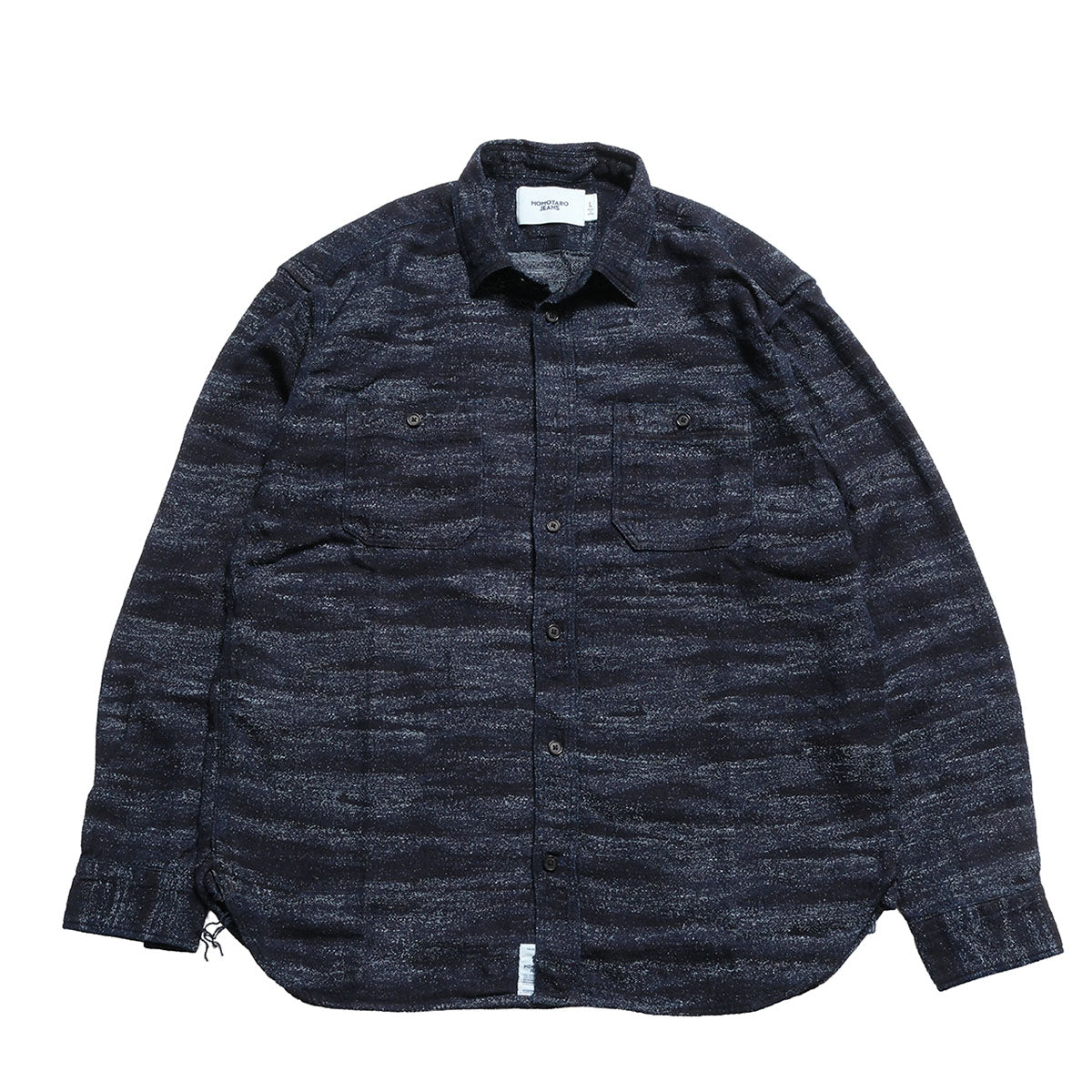 MOMOTARO JEANS 자카드 셔츠 MMLS6013
