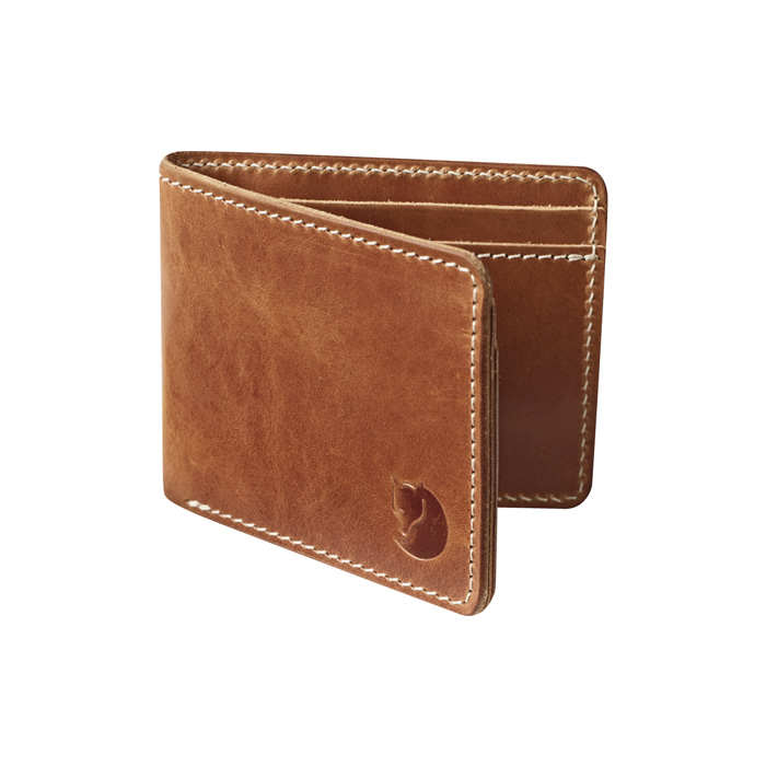 Fjallraven 피엘라벤 오빅 지갑 F77307 Leather Cognac
