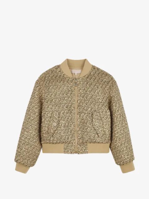 Michael Kors Kids 트위드 효과 자켓