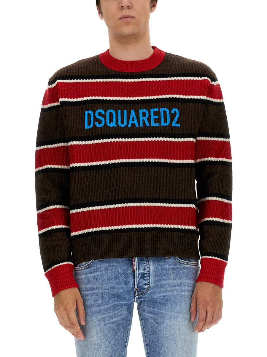 Dsquared2 디스퀘어드 로고 프린트 티셔츠