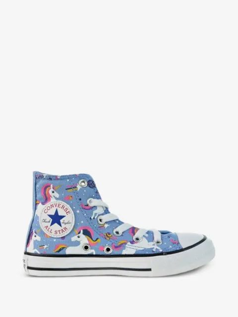Converse Kids 척 테일러 올 스타 유니콘 프린트 스니커즈