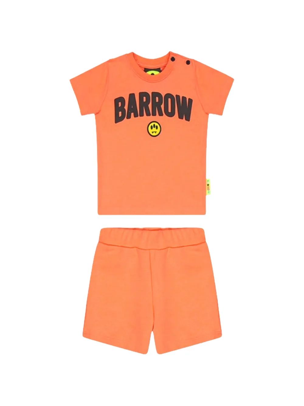 Barrow kids 로고 프린트 티셔츠와 반바지 세트