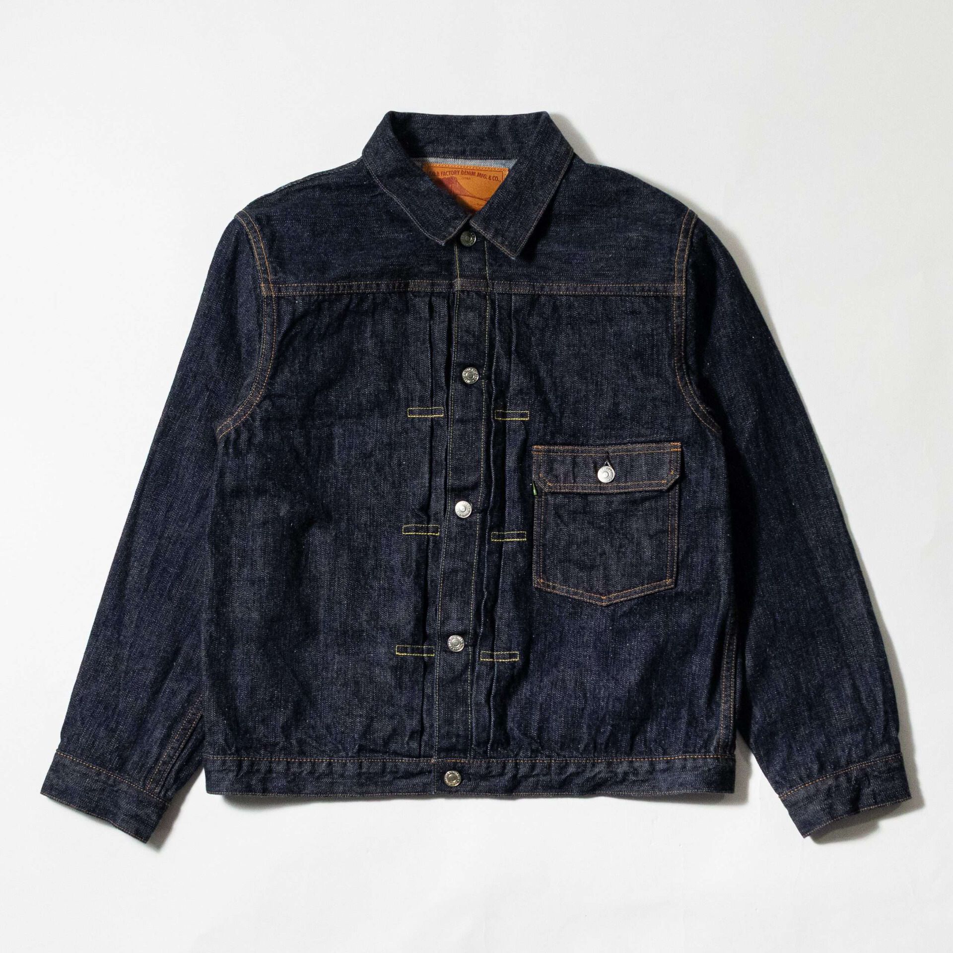 FOB FACTORY F2466 SV 데님 1st 타입 자켓