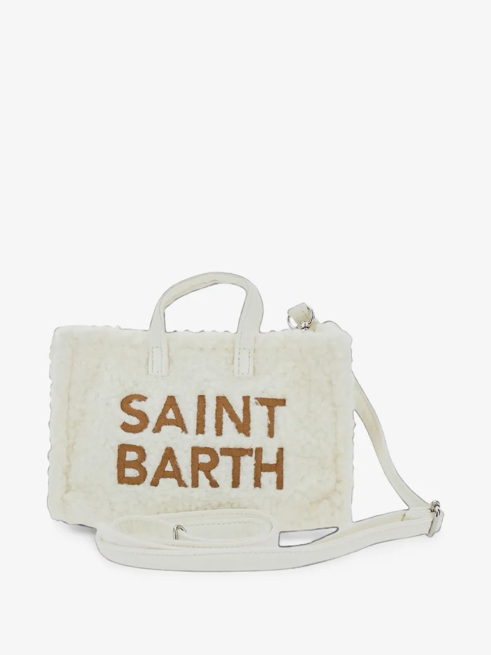 MC2 SAINT BARTH 테디 로고 자수 테디 텍스처 미니 백