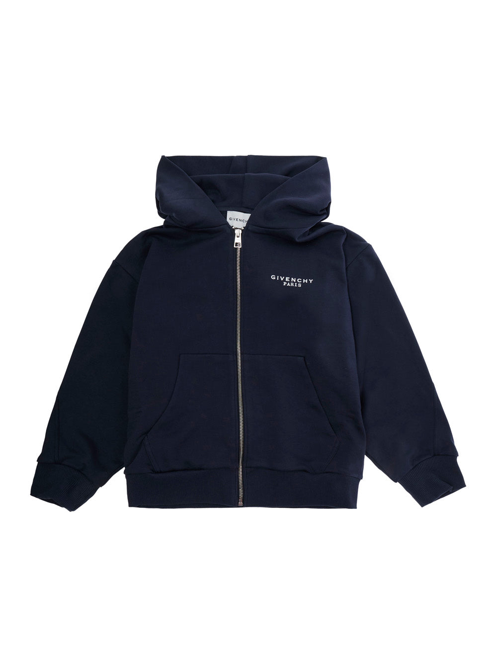 Givenchy Kids 아기 남아 면 후드티 자수 로고