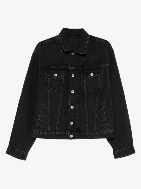 KENZO 보케 플라워 데님 자켓